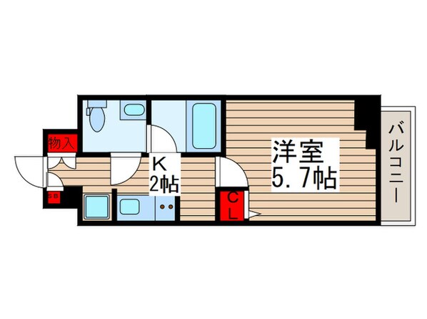 ＡＺＥＳＴ北千住（806）の物件間取画像